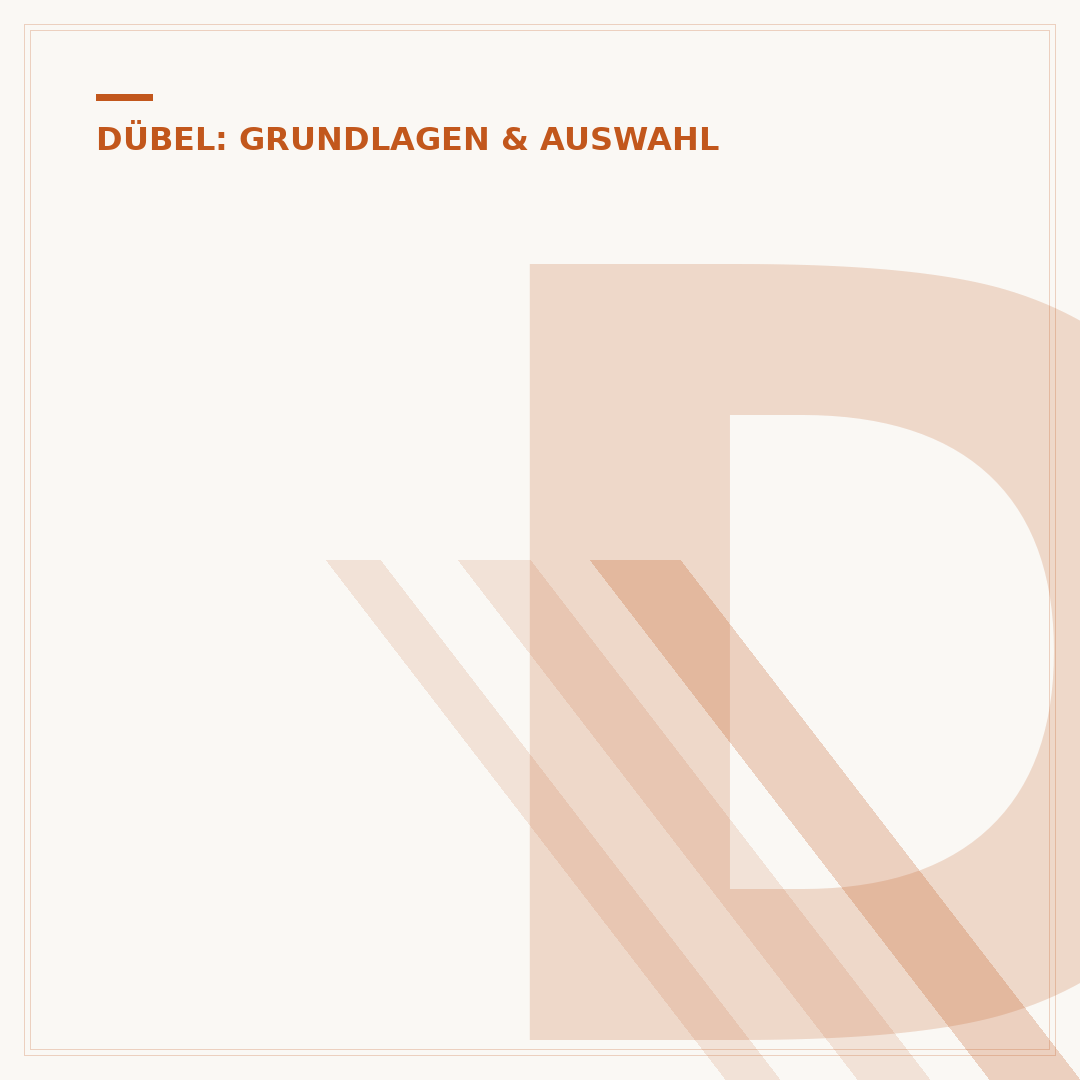 Dübel für Ziegelwand: Schwerlast-Befestigungen