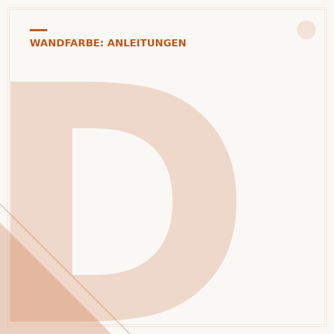 Dunkle Wand weiß streichen