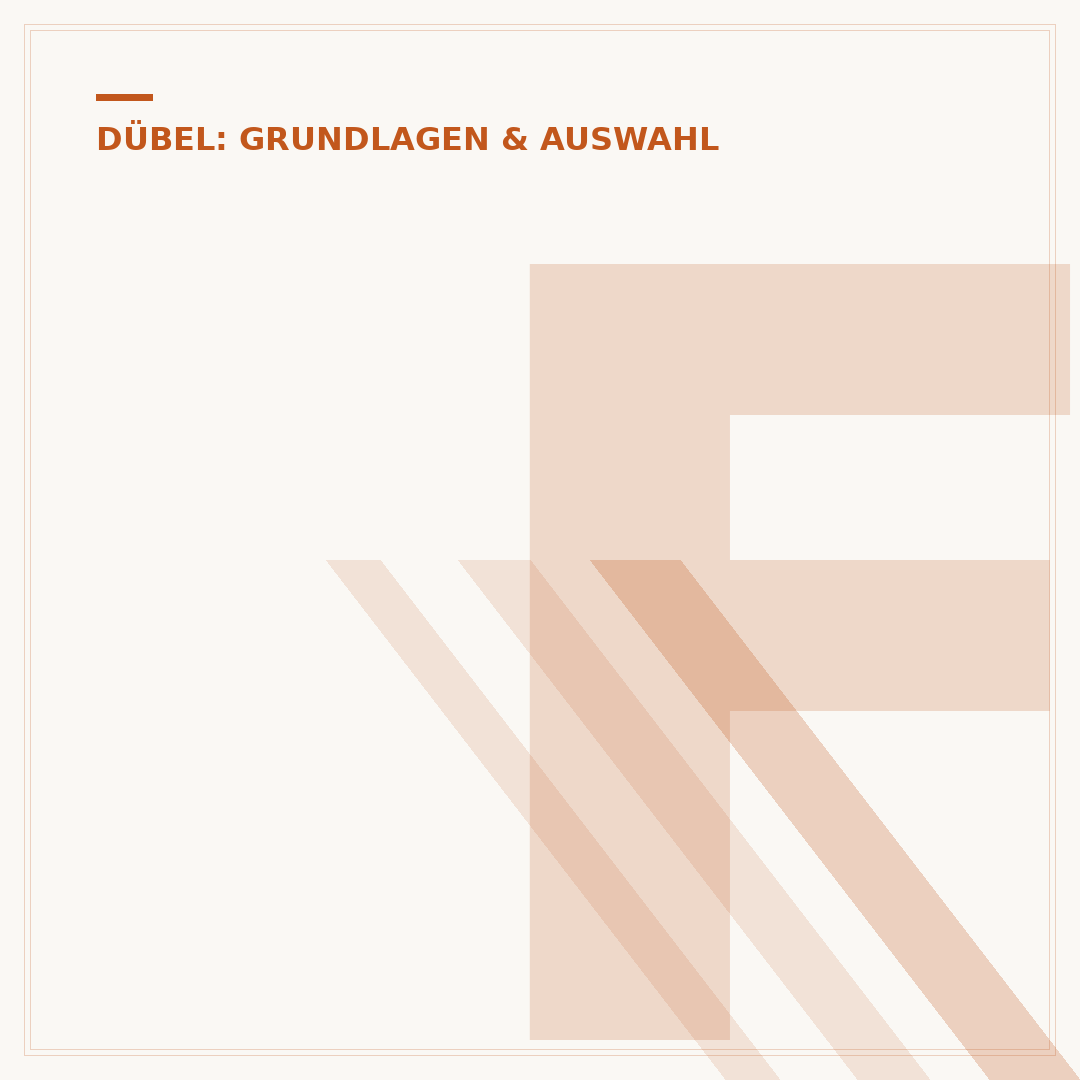 Fischer DUO POWER Dübel: Einsatzbereiche und Vorteile