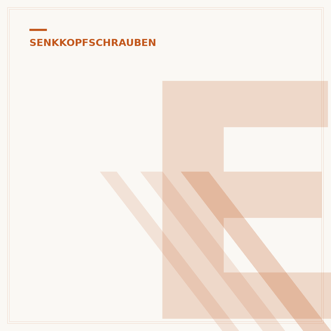 Edelstahl Senkkopfschrauben M8: Kaufberatung & Anwendung