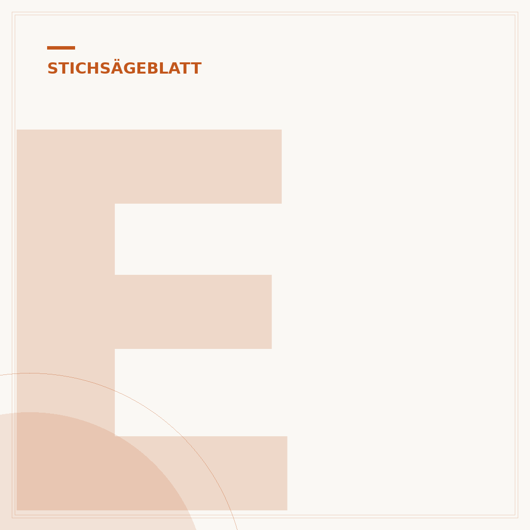 Edelstahl Stichsägeblatt: Material, Leistung & Auswahl