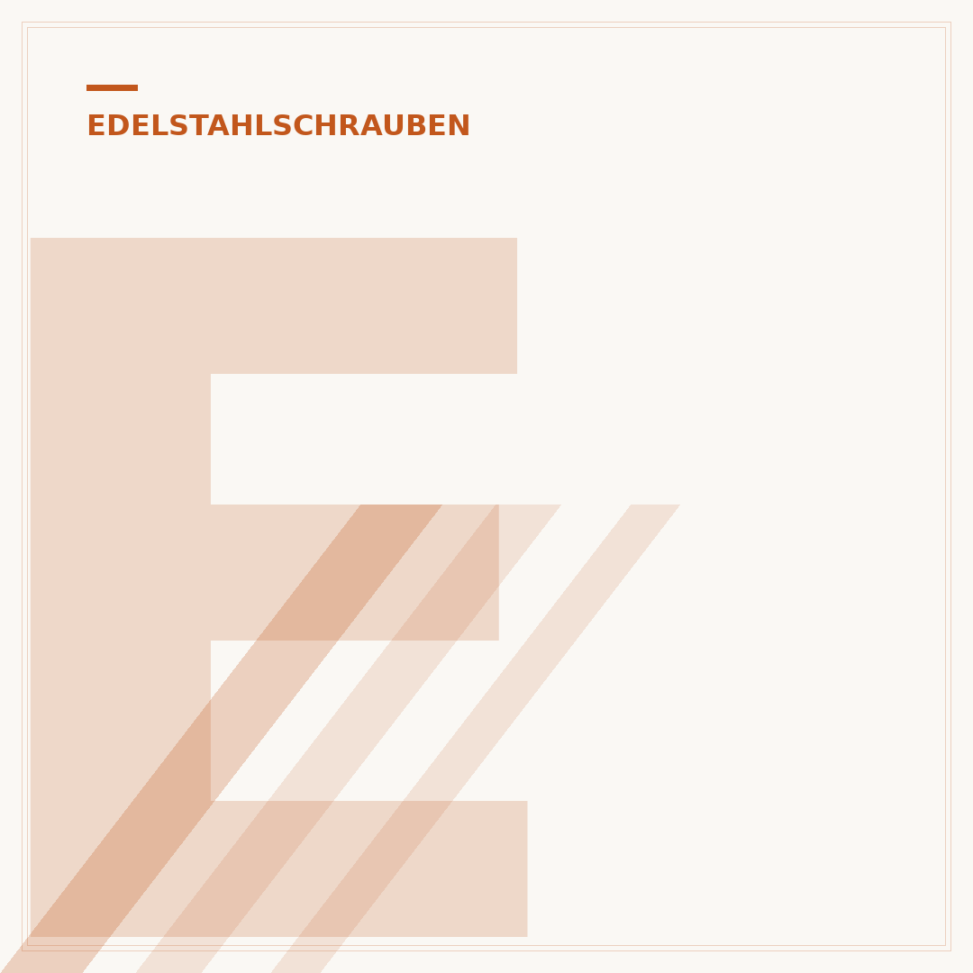 Edelstahlschrauben in Aluminium einsetzen