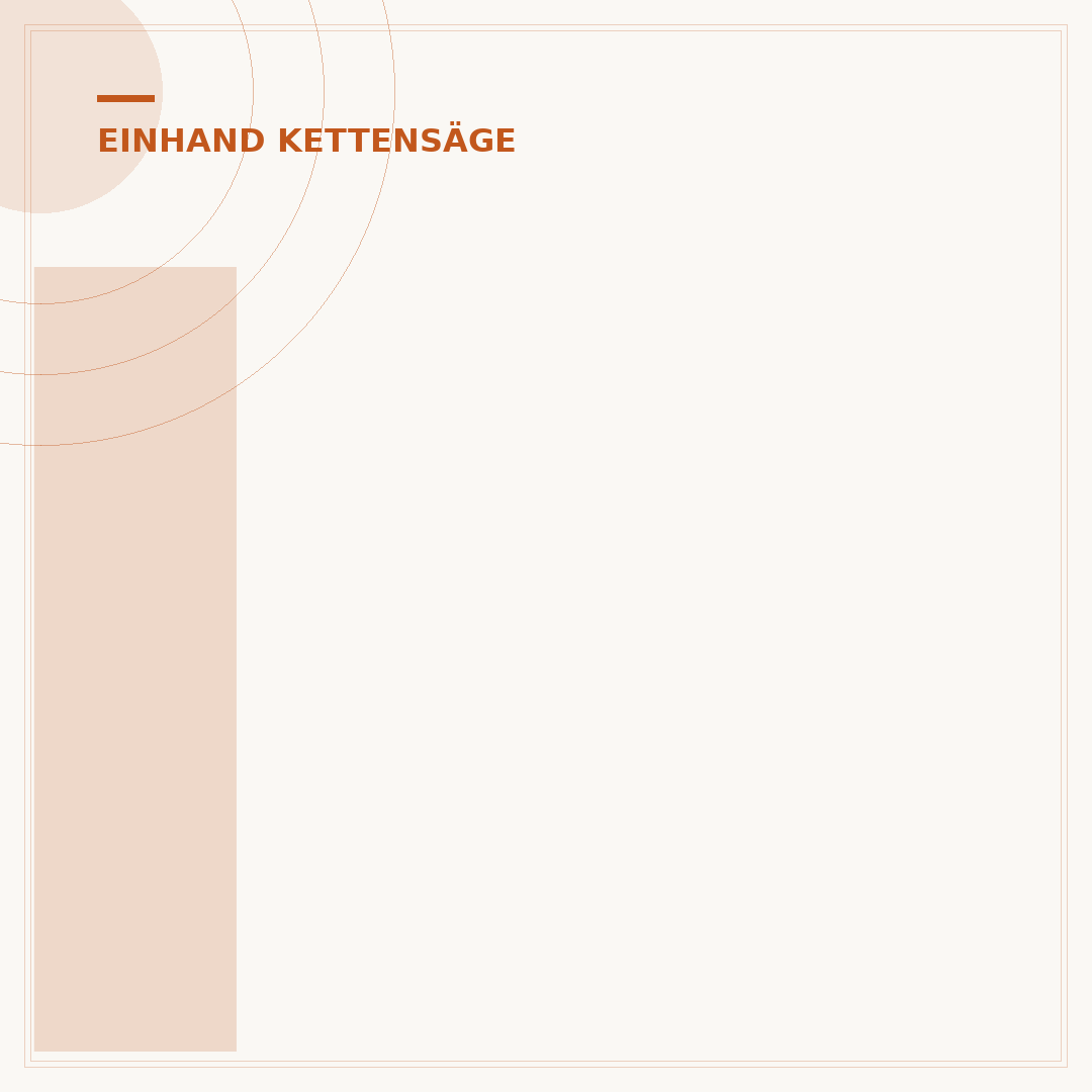 Ist eine Einhand-Kettensäge privat erlaubt?