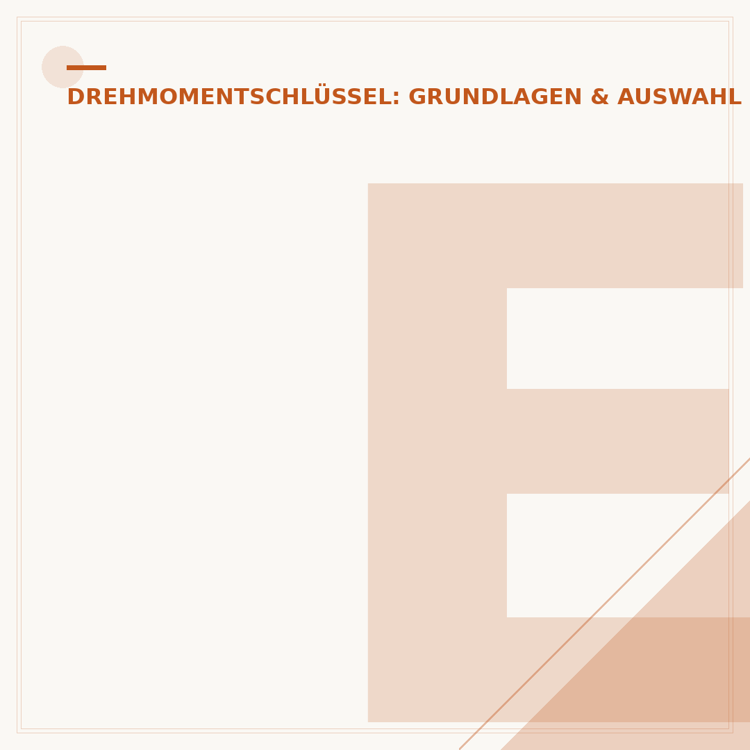 Einsteck-Drehmomentschlüssel: Präzision für Werkzeuge