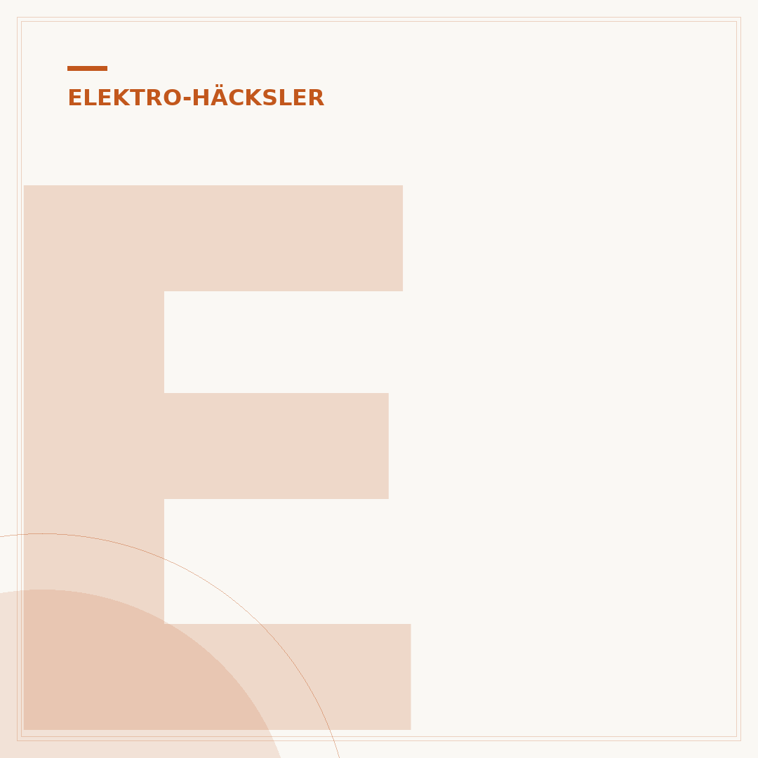 Elektro-Häcksler