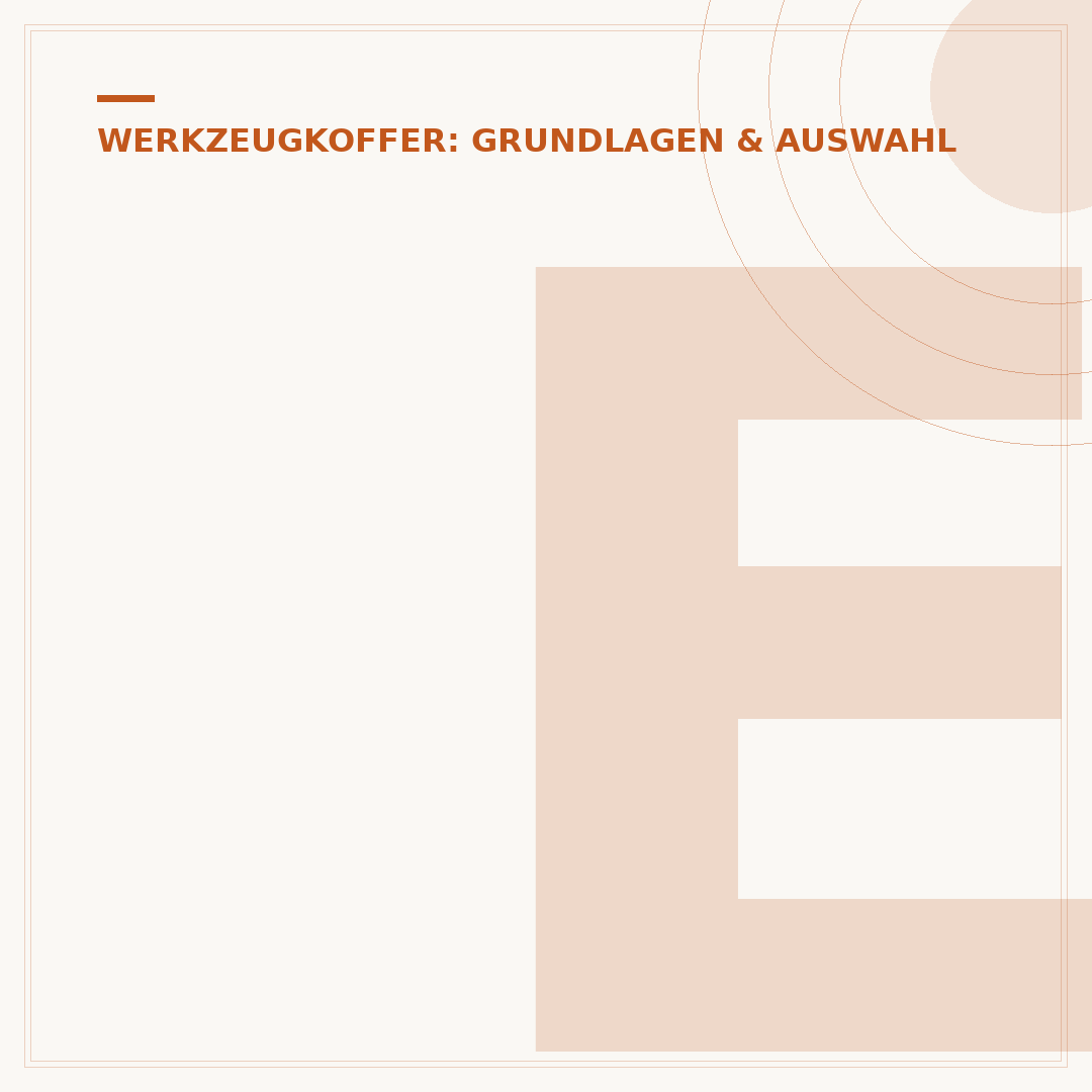 Elektro-Werkzeugkoffer