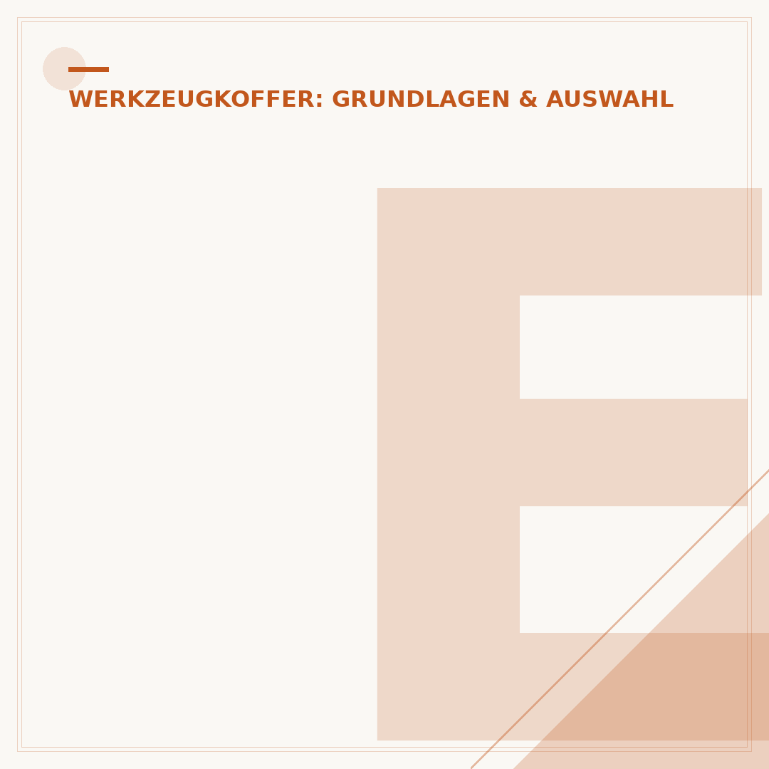 Elektronik-Werkzeugkoffer