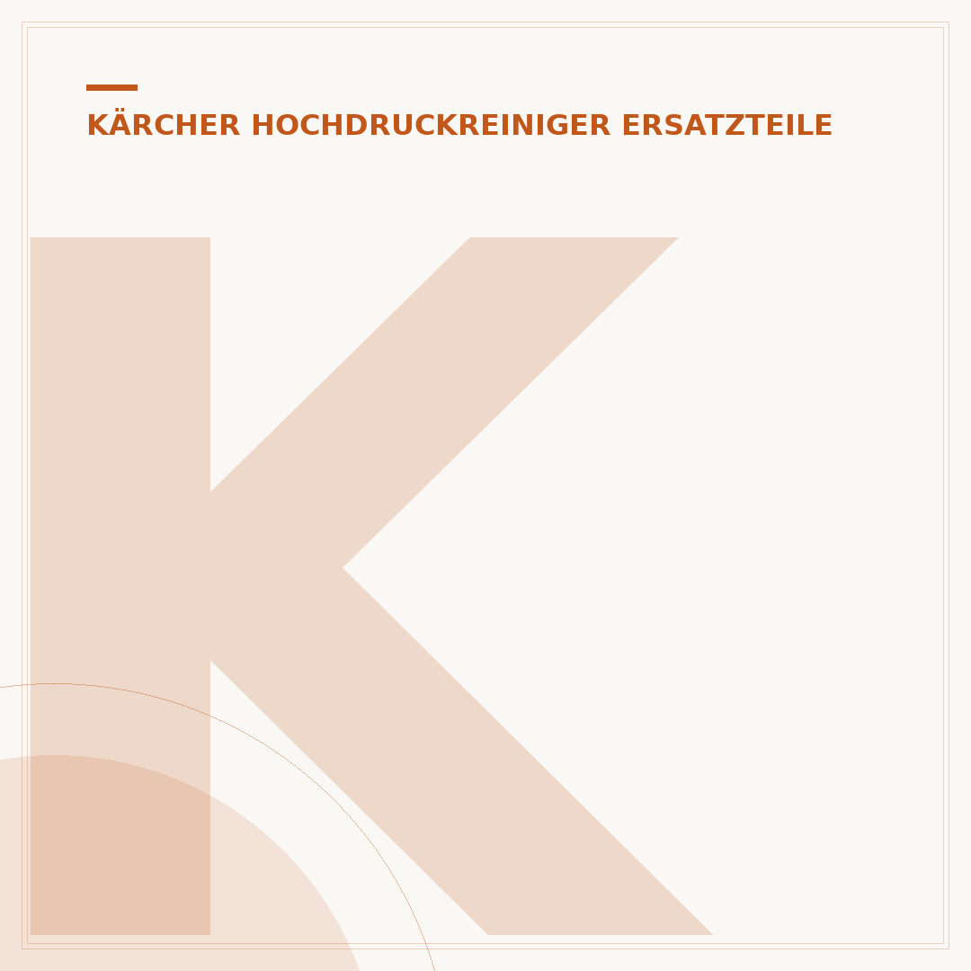 Kärcher K3 Ersatzteile: Auswahl, Qualität und Haltbarkeit
