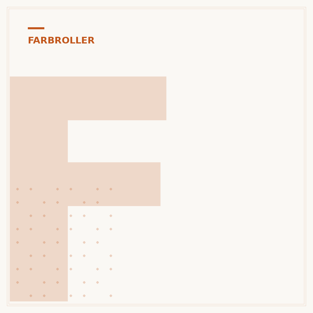 Farbroller-Florhöhe für glatte Wände