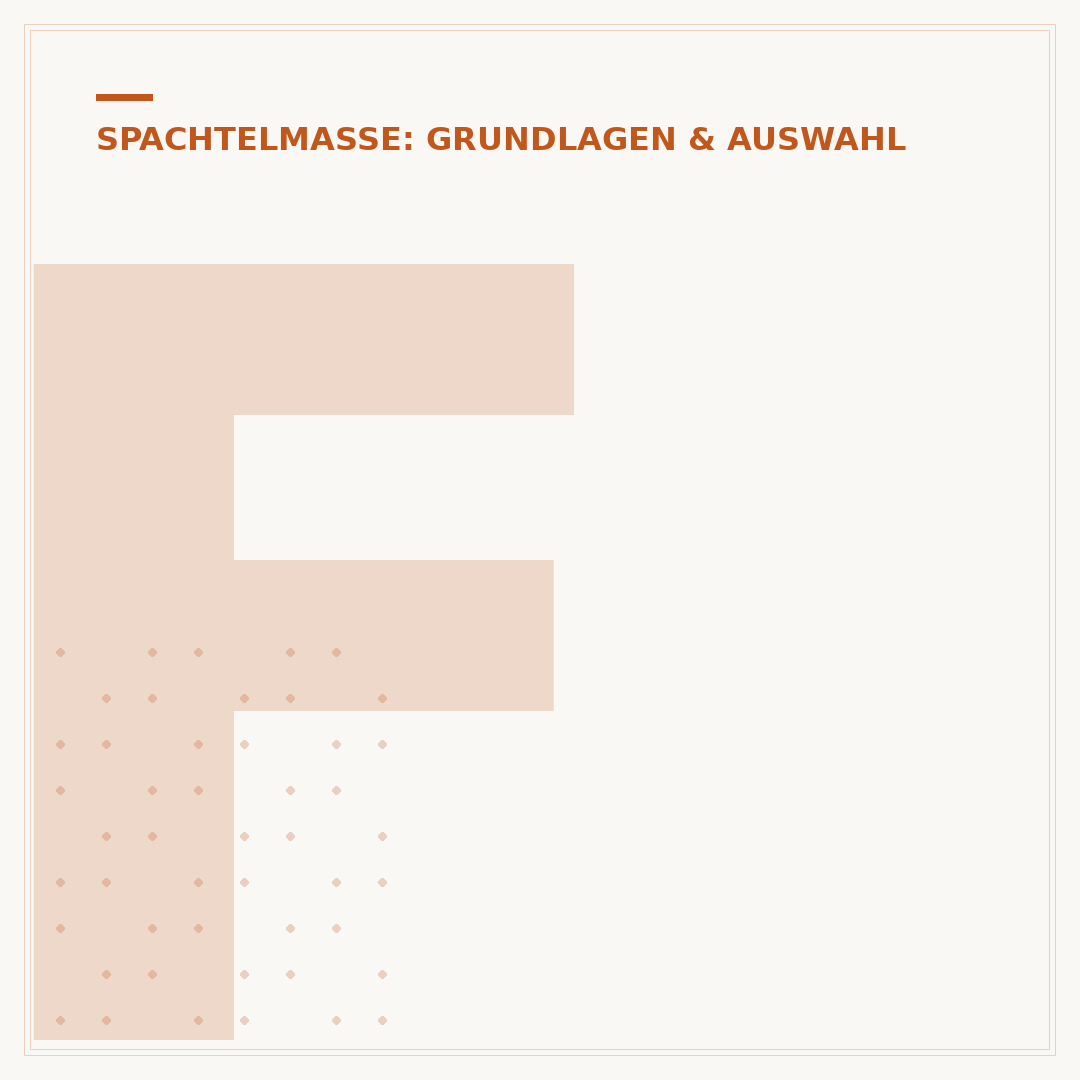Faserverstärkte Spachtelmasse
