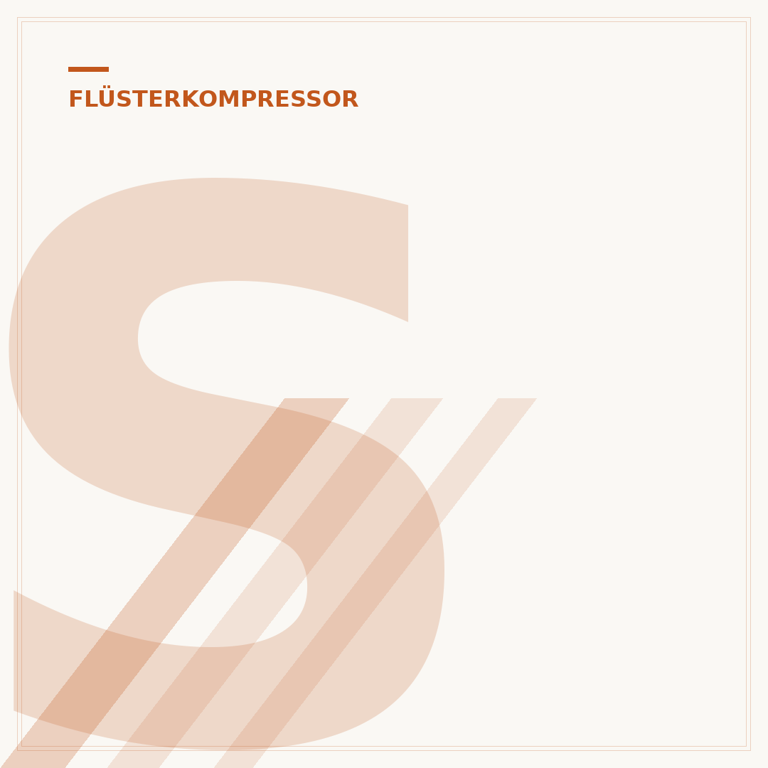 Stehender Flüster-Kompressor
