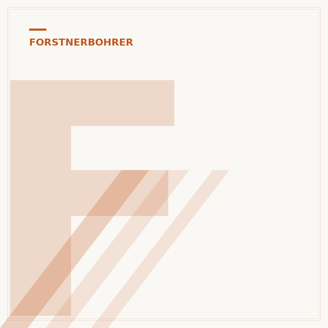 Forstnerbohrer Set: Präzision für Holzbearbeitung