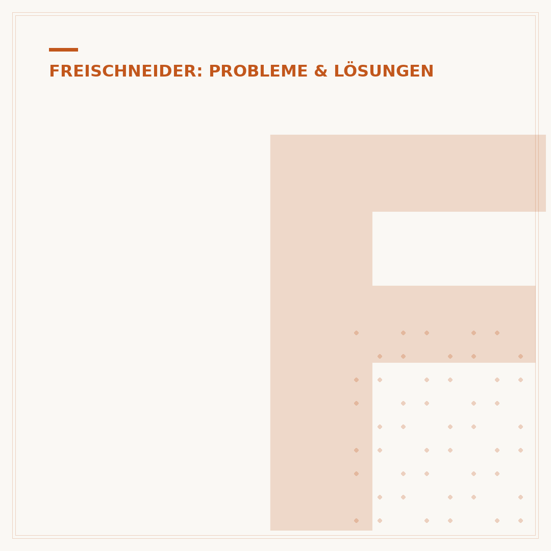 Freischneider-Getriebe wird heiß