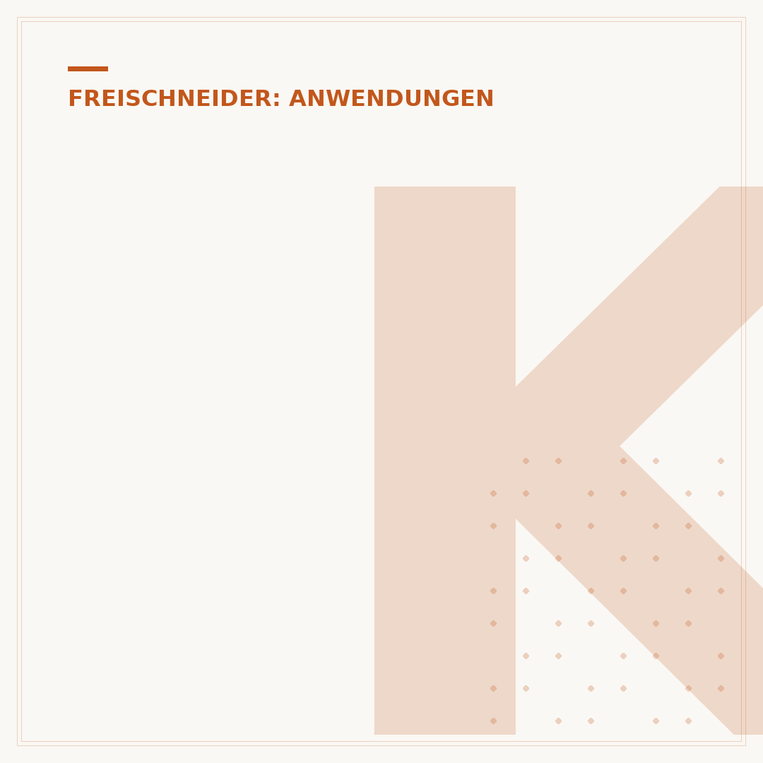 Kopf des Freischneiders