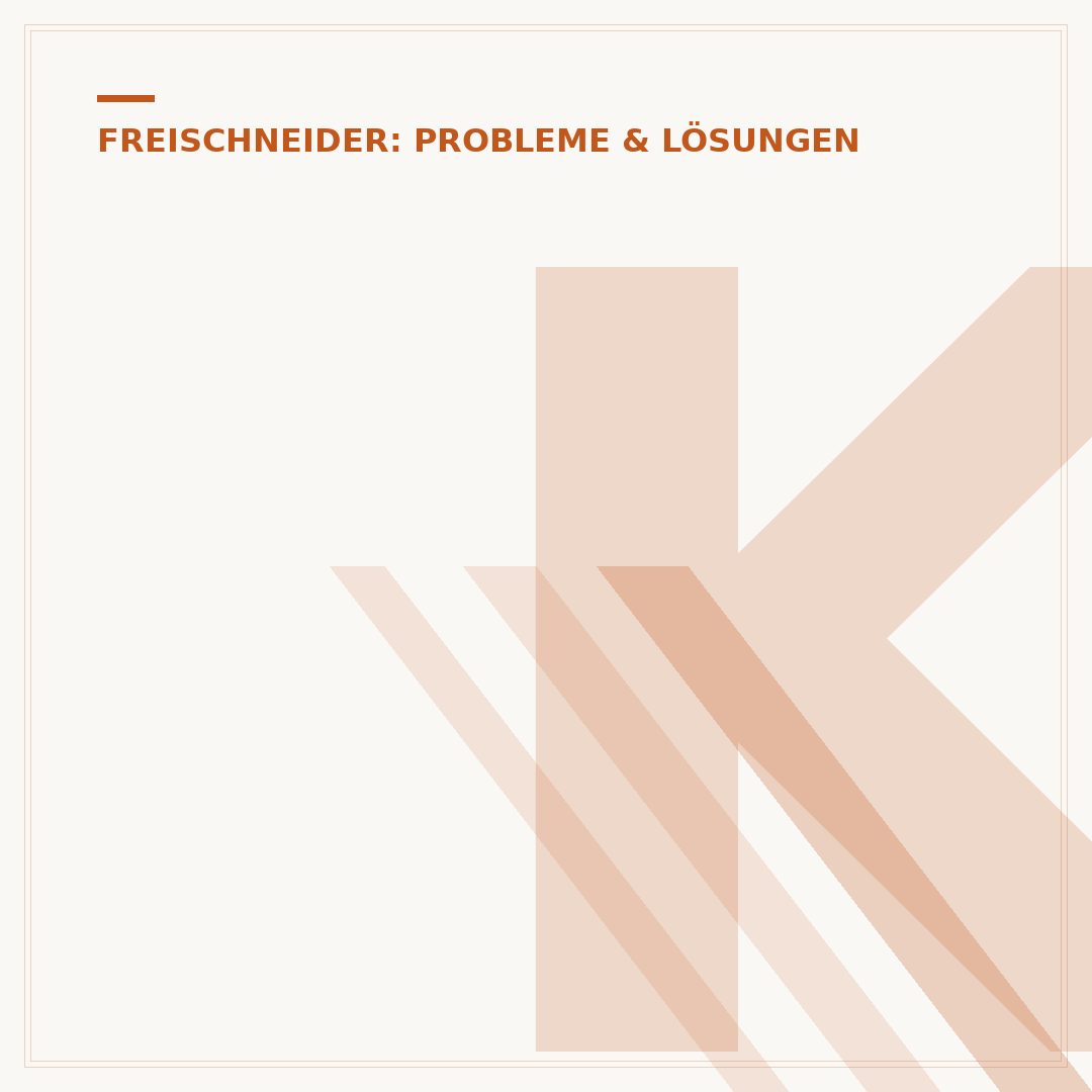 Kupplung des Freischneiders blockiert