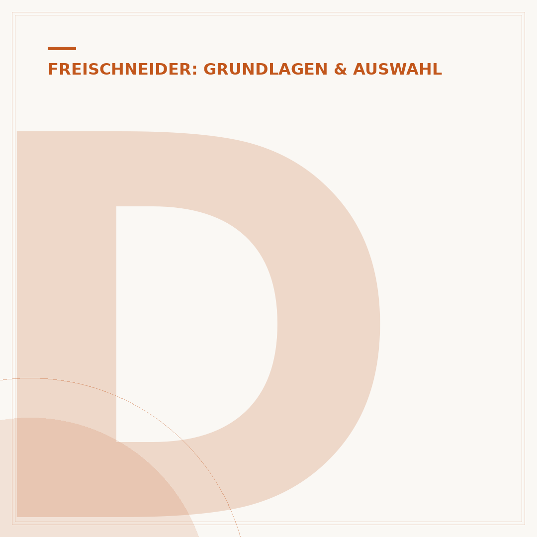 Die richtige Schnittrichtung des Freischneiders