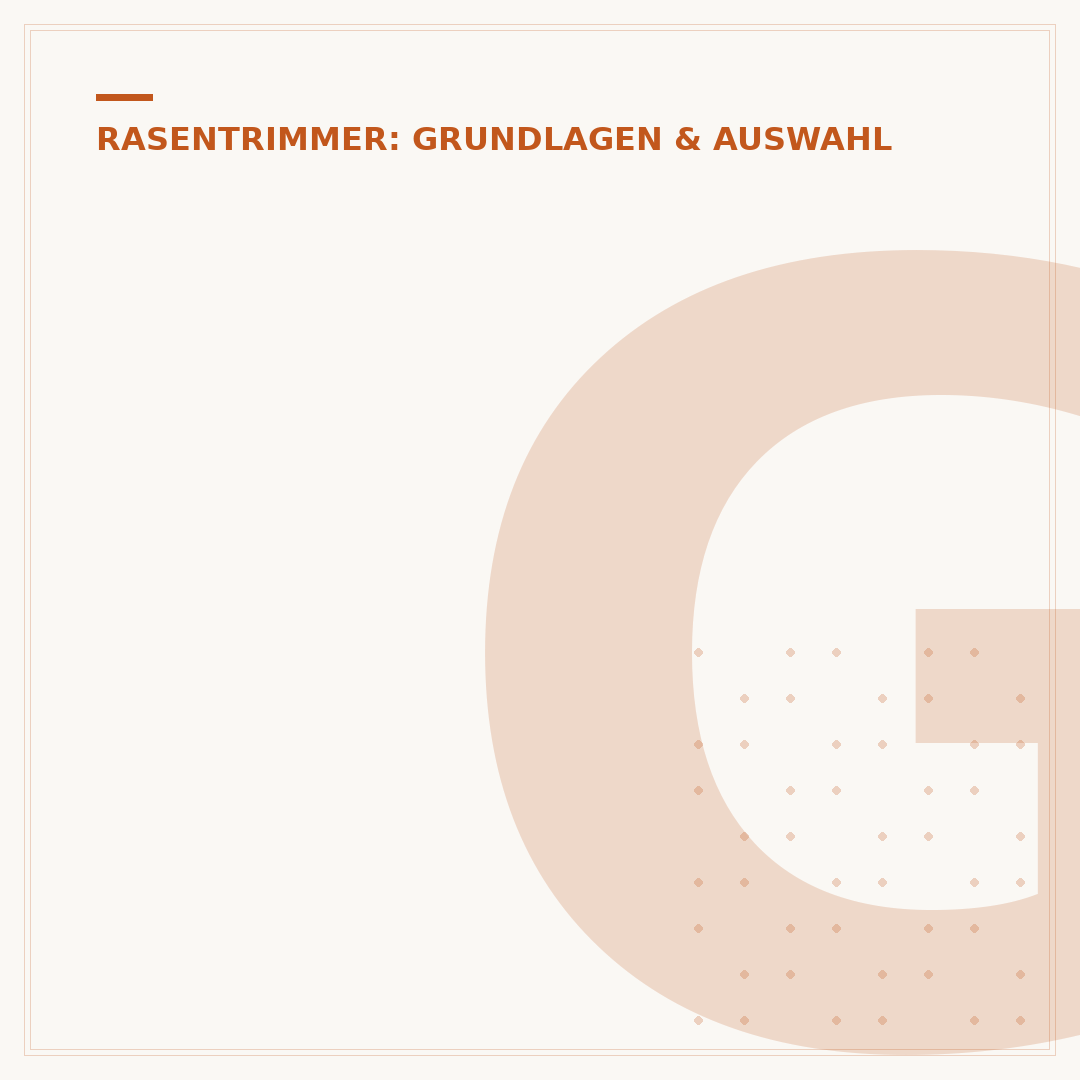 Garden Rasentrimmer: Die Auswahl für präzise Rasenkanten