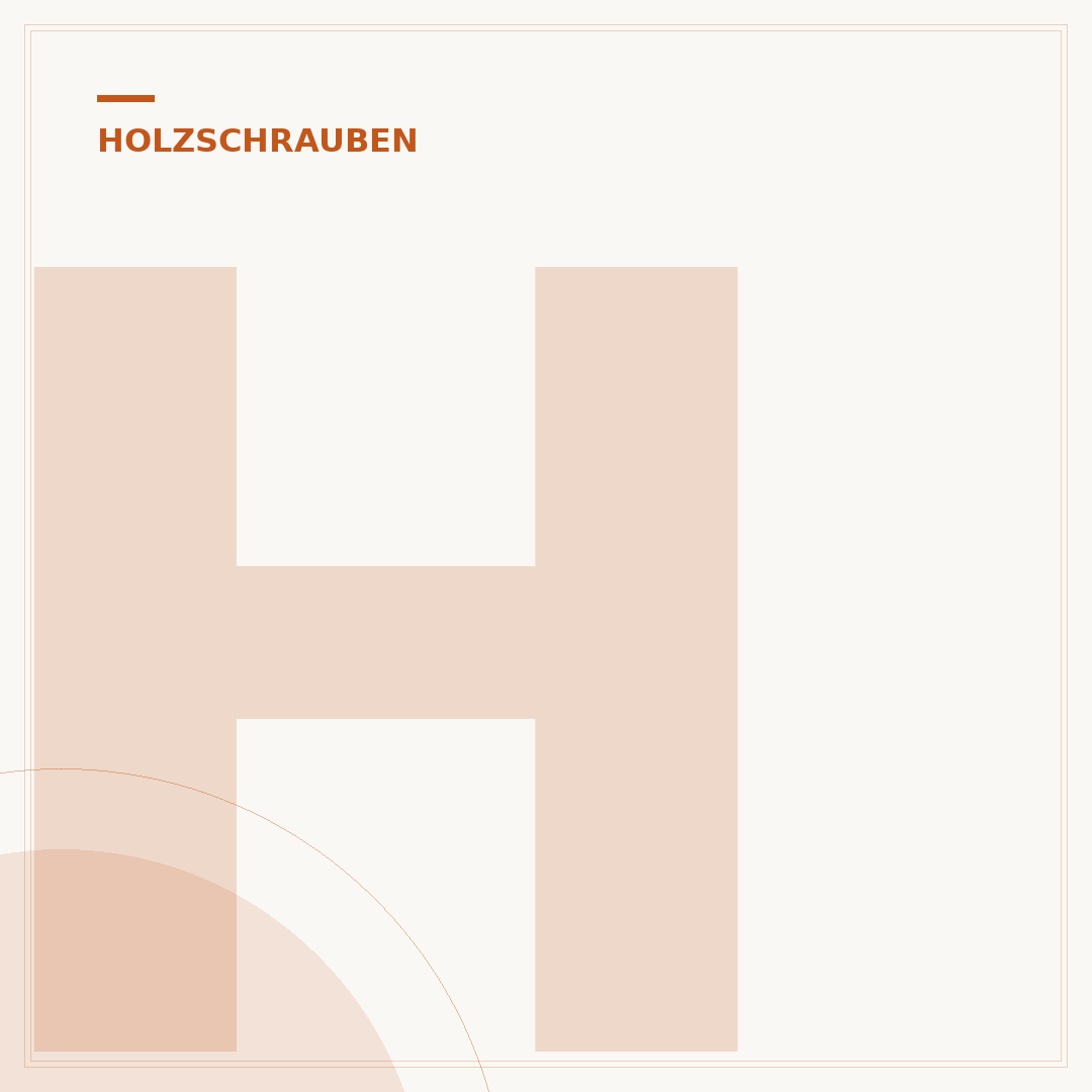 Holzschrauben mit Gewinde: Auswahl und Anwendung