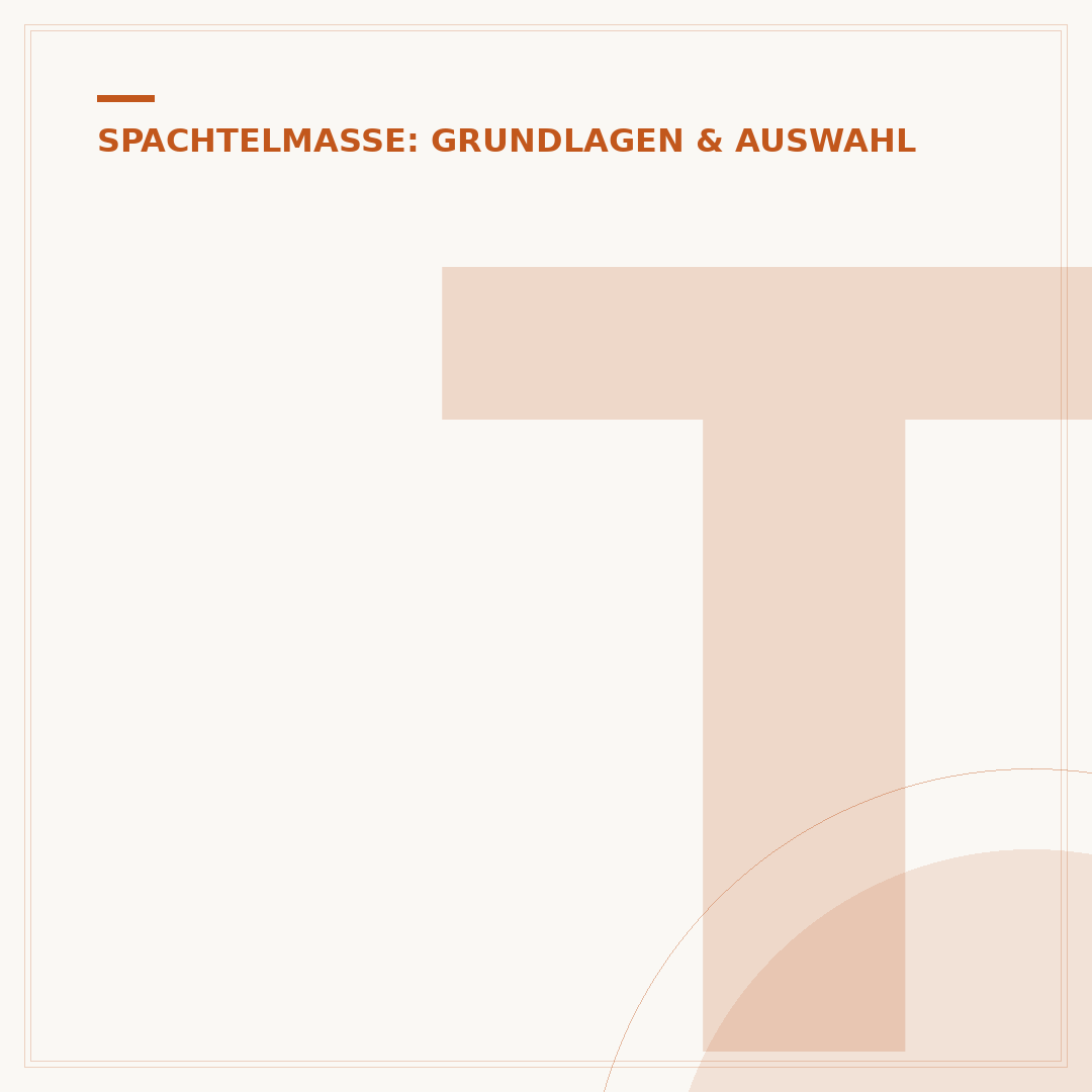 Topfzeit von Gipsspachtel und Mischwasser