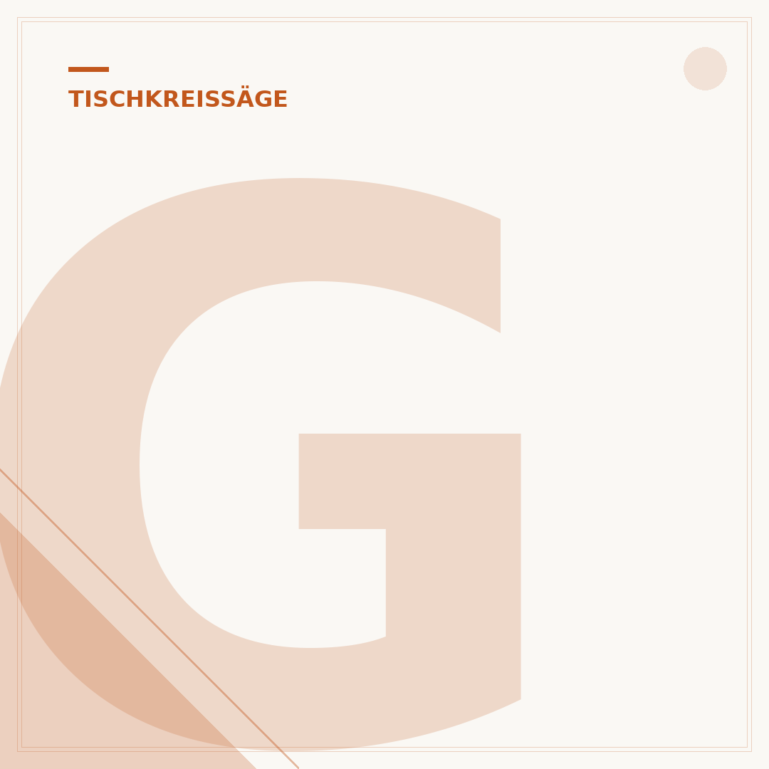 Große Tischkreissäge