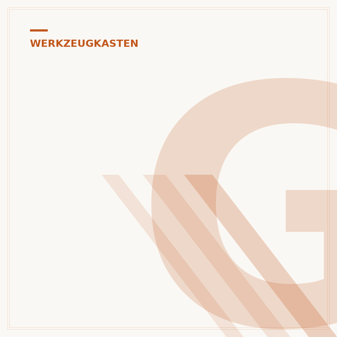 Großer Werkzeugkasten: Auswahlkriterien und Einsatzgebiete
