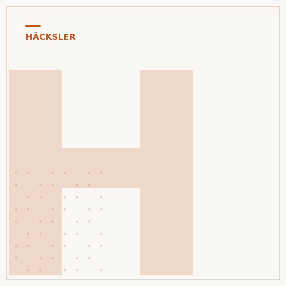 Häcksler-Auffangbox und Auffangsack