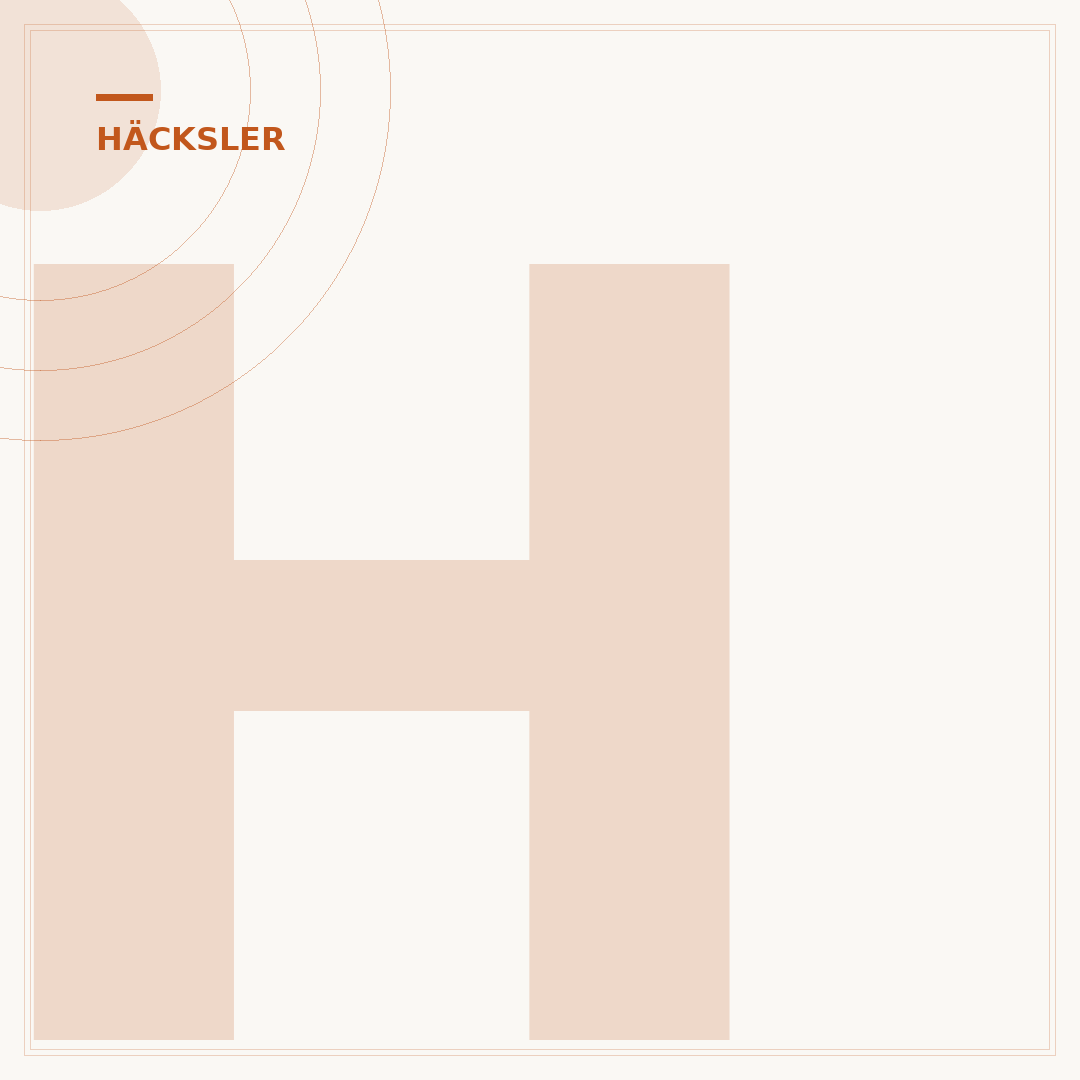 Häckselgut für Kompost mit dem Häcksler