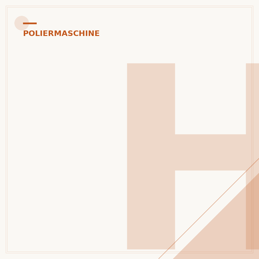 Hammerschmitt Poliermaschine: Leistung & Anwendung im Detail