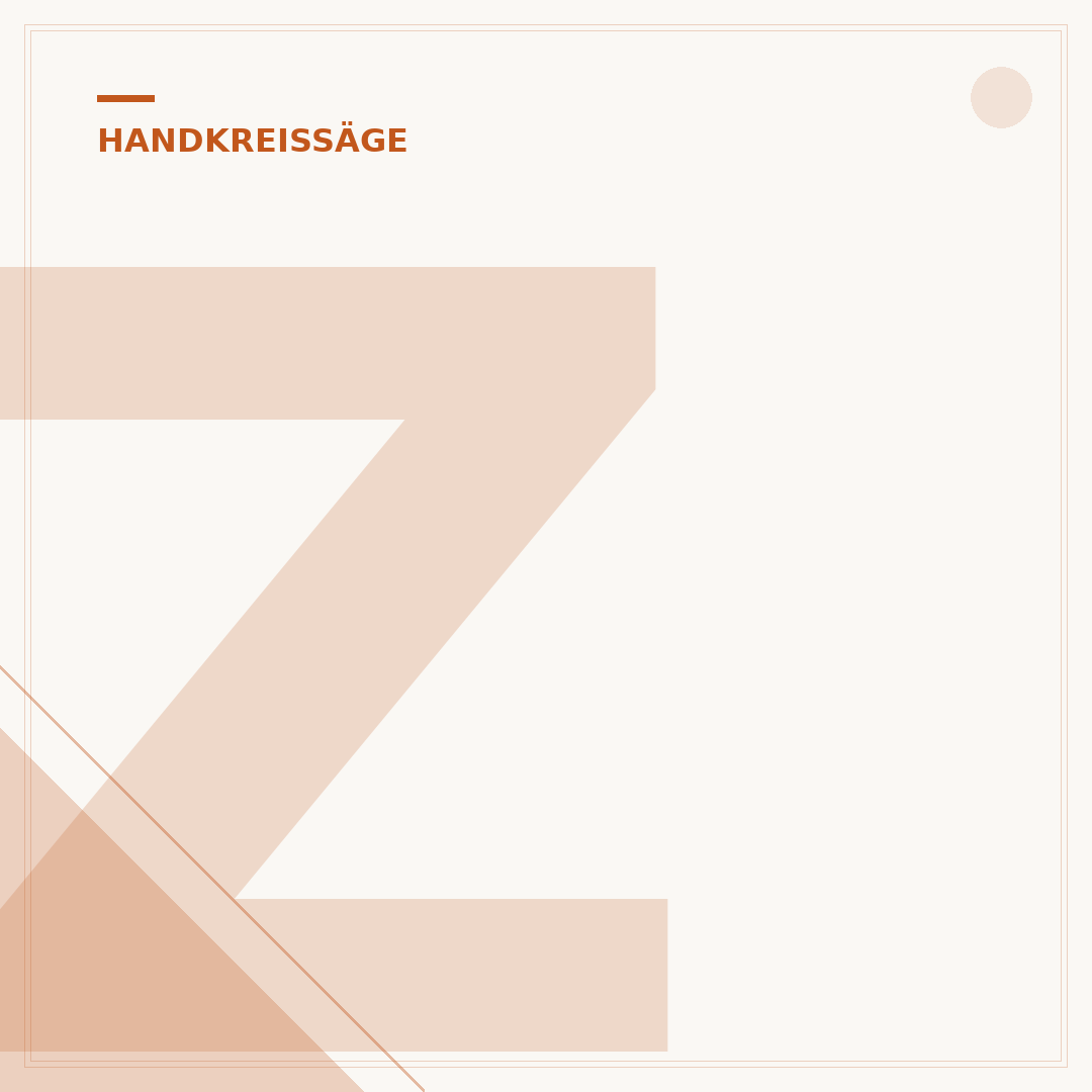 Zähnezahl des Handkreissäge-Sägeblatts auswählen