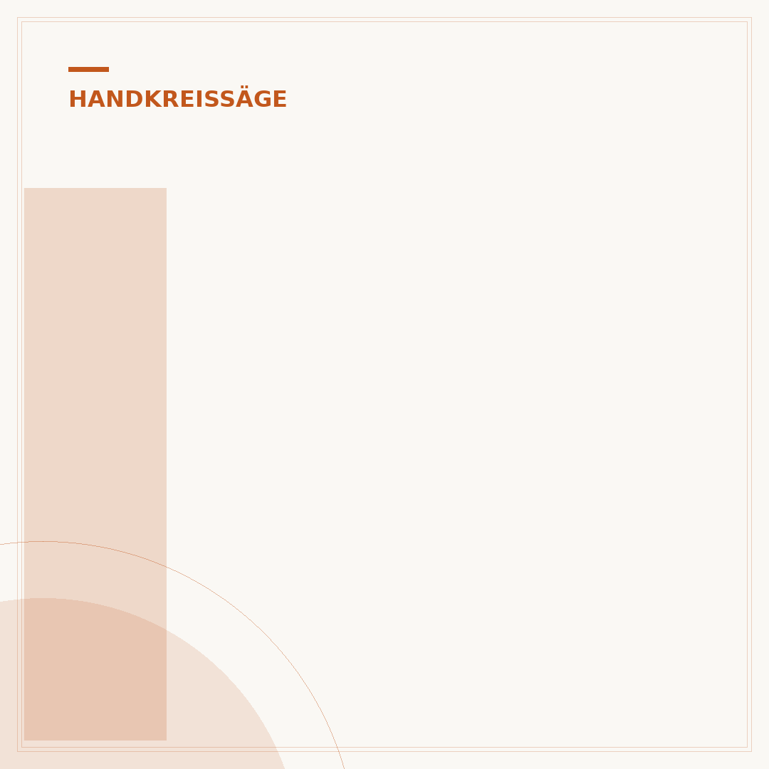 Ist ein Tauchschnitt mit der Handkreissäge möglich?
