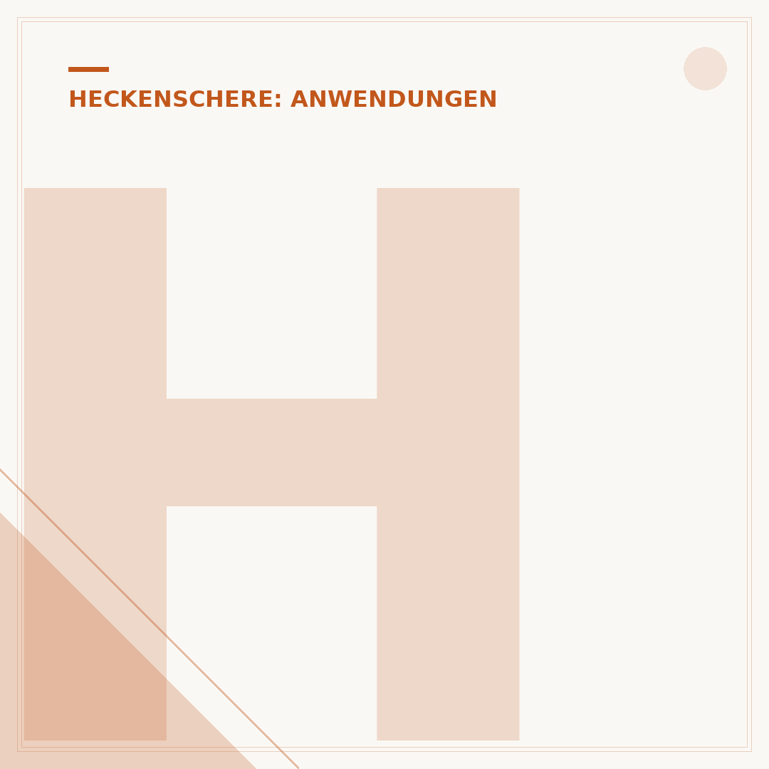 Heckenschere für hohe Hecken: Die richtige Wahl treffen