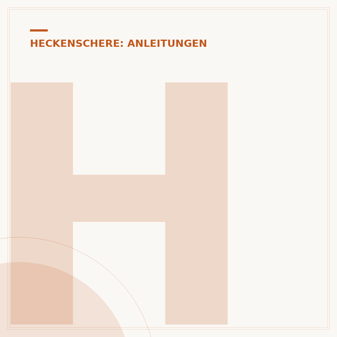 Heckenschere: Messer richtig ölen