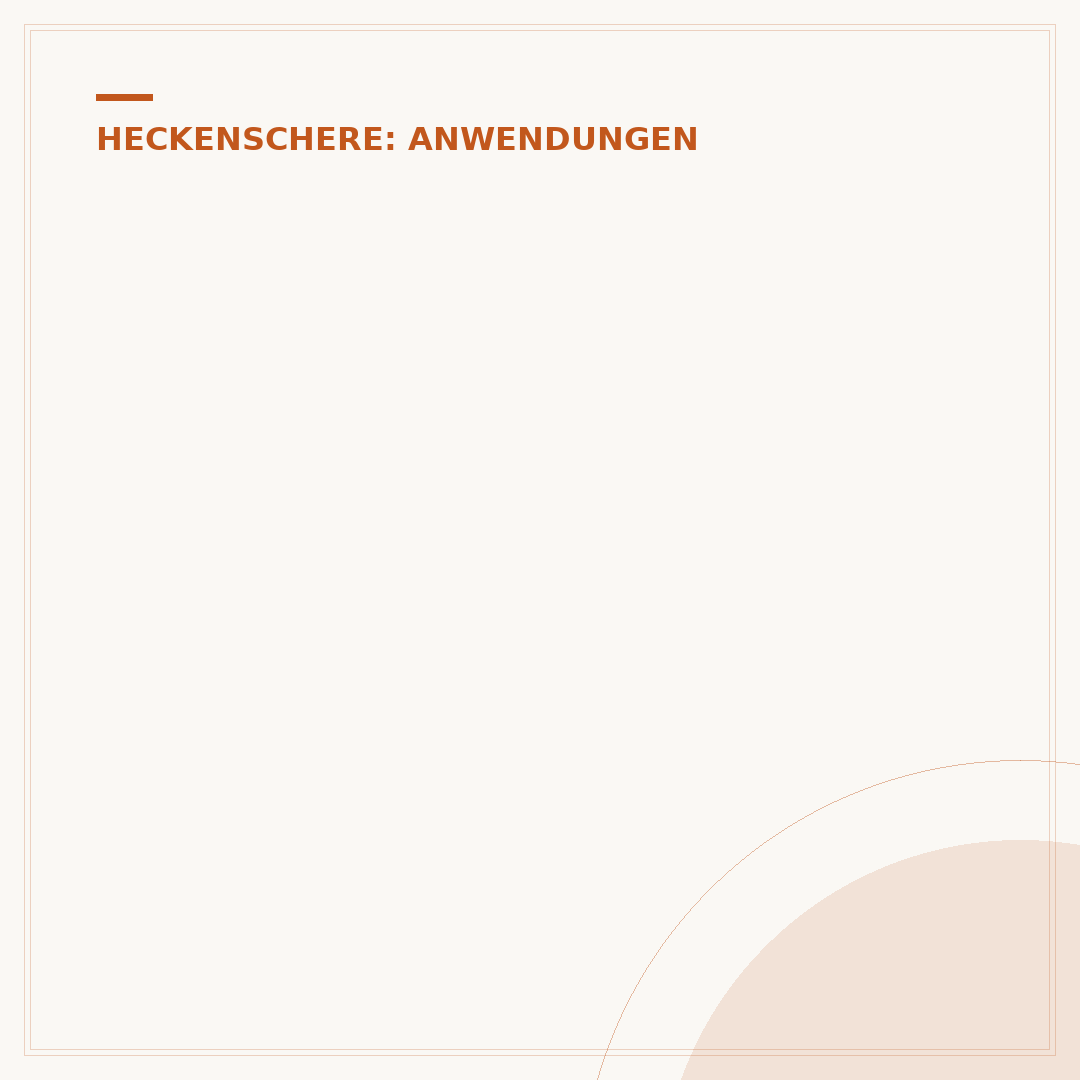 Öl für Heckenschere