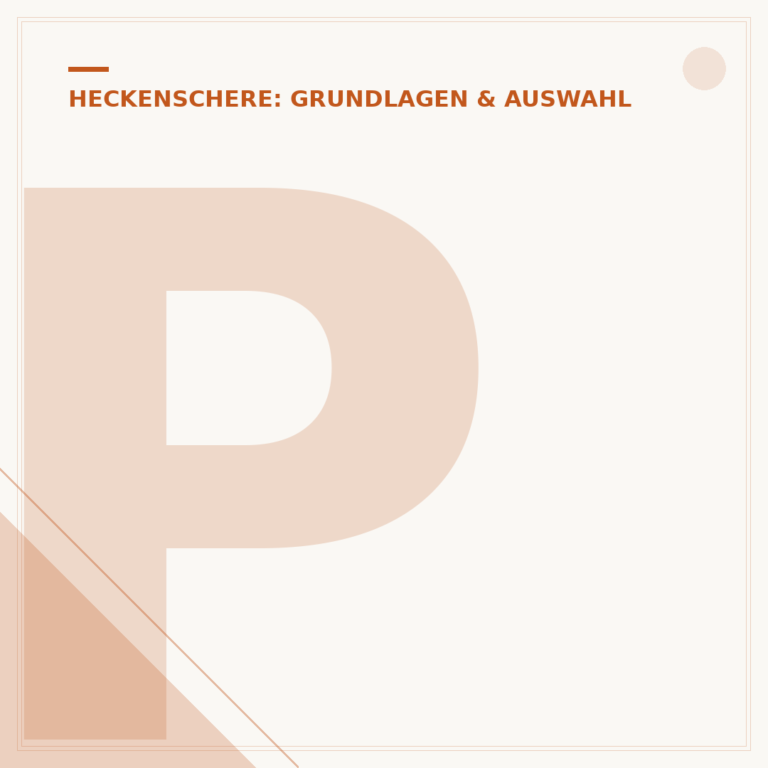 Pflegespray für Heckenscheren