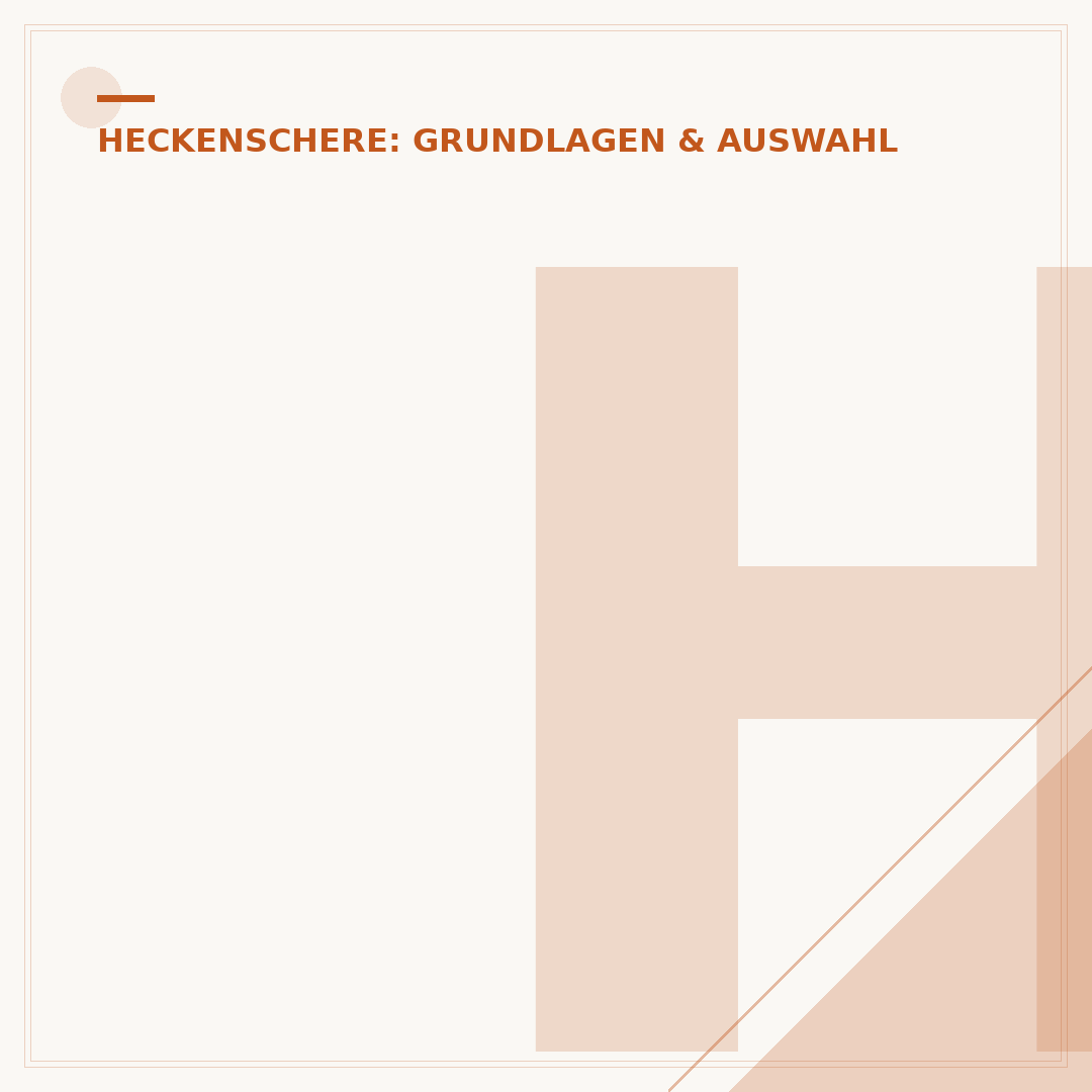 Heckenschere mit Teleskoparm