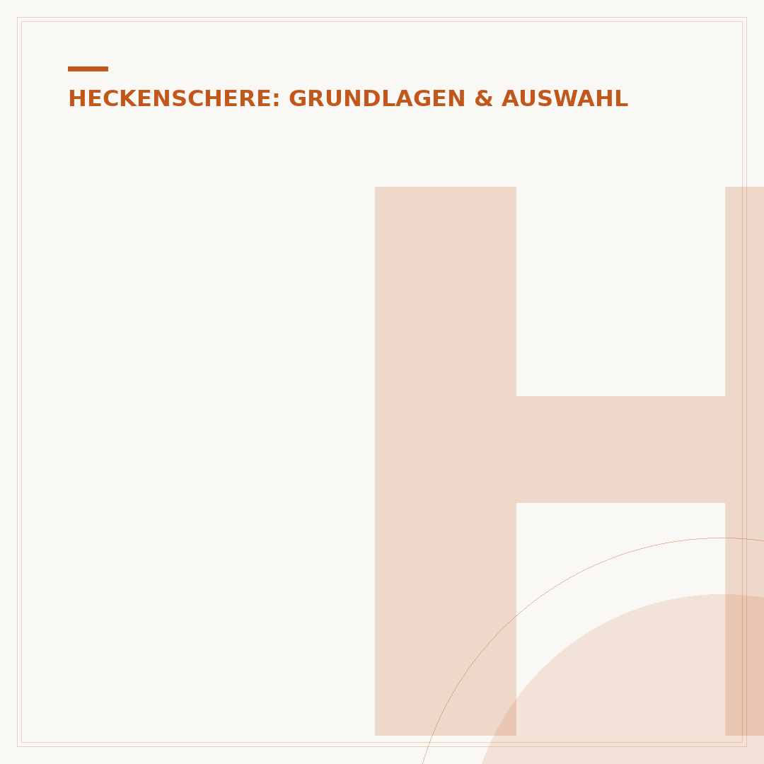 Heckenschere mit Winkel