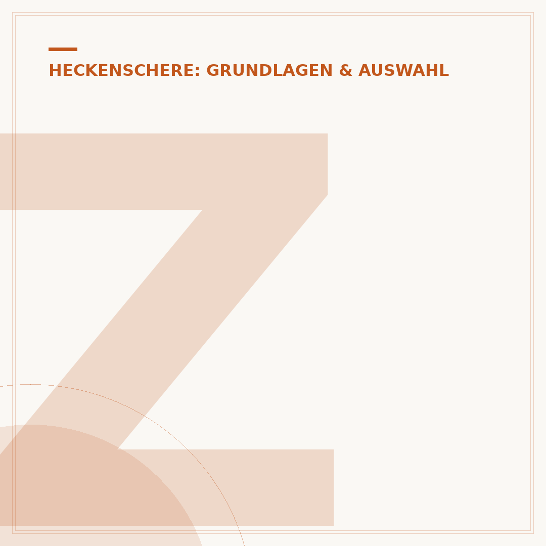 Zahnabstand der Heckenschere zum Formschnitt