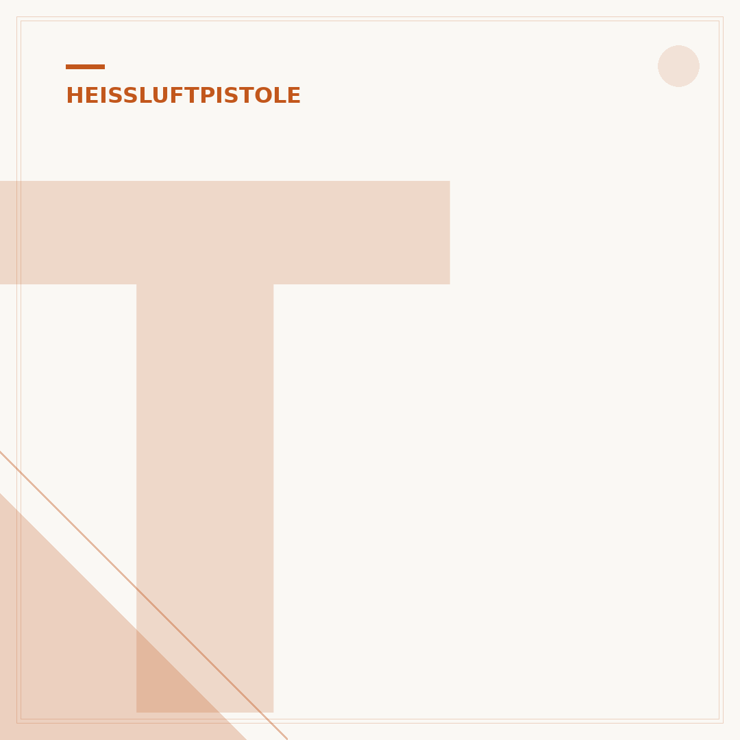 Temperaturregelung der Heißluftpistole im Stufenbetrieb