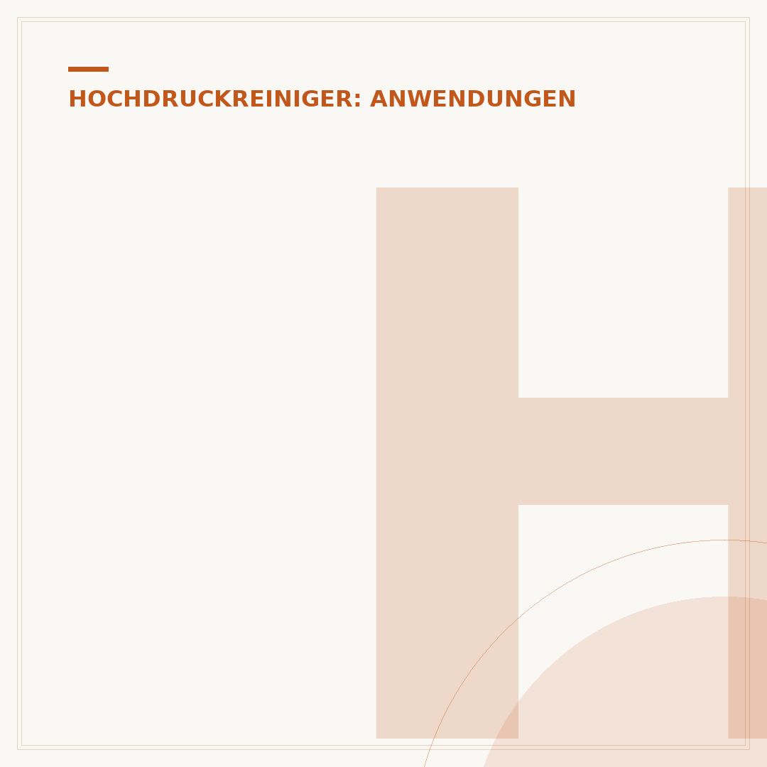 Hochdruckreiniger Bürste: Auswahl & Anwendungstipps