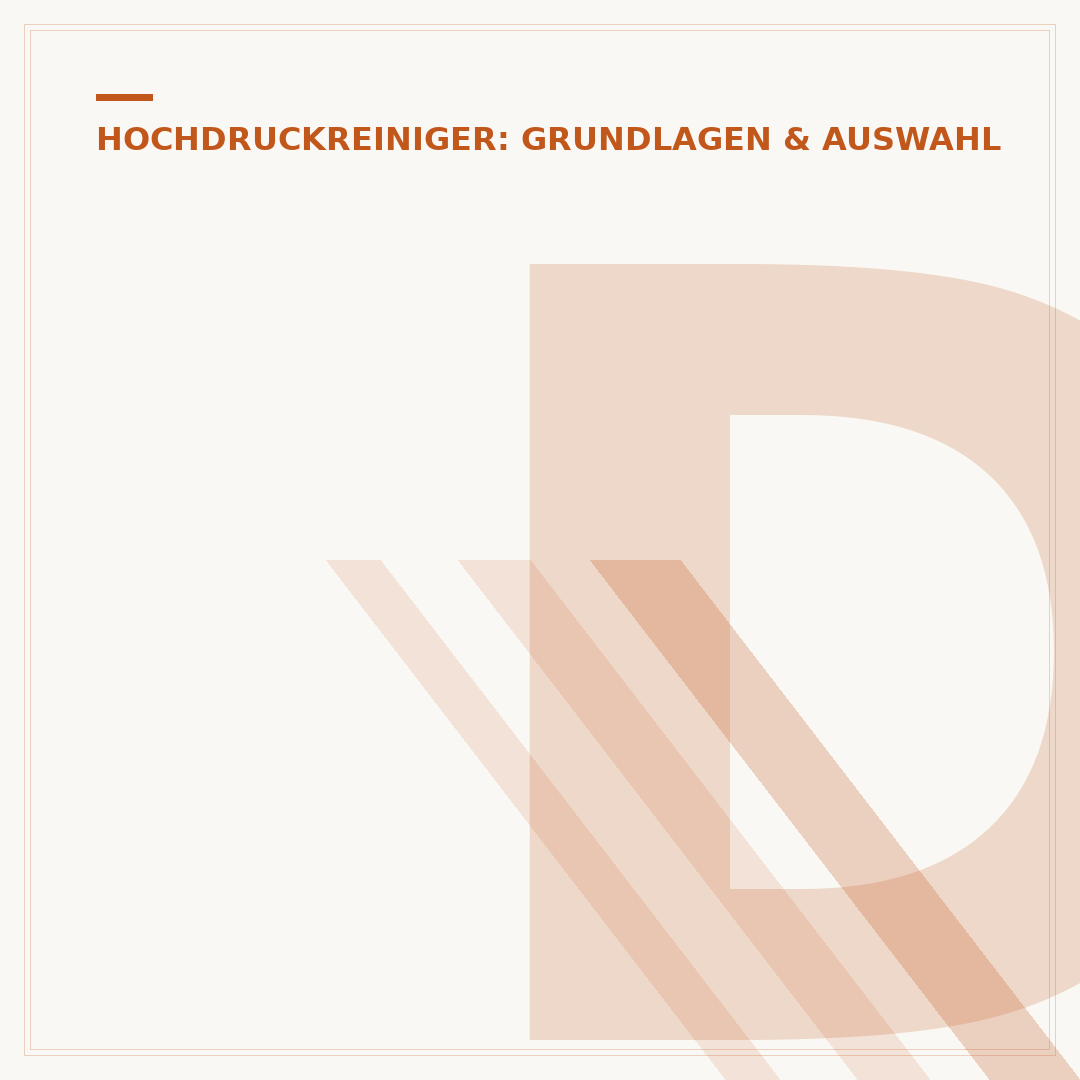 Drehdüse des Hochdruckreinigers beschädigt Stein