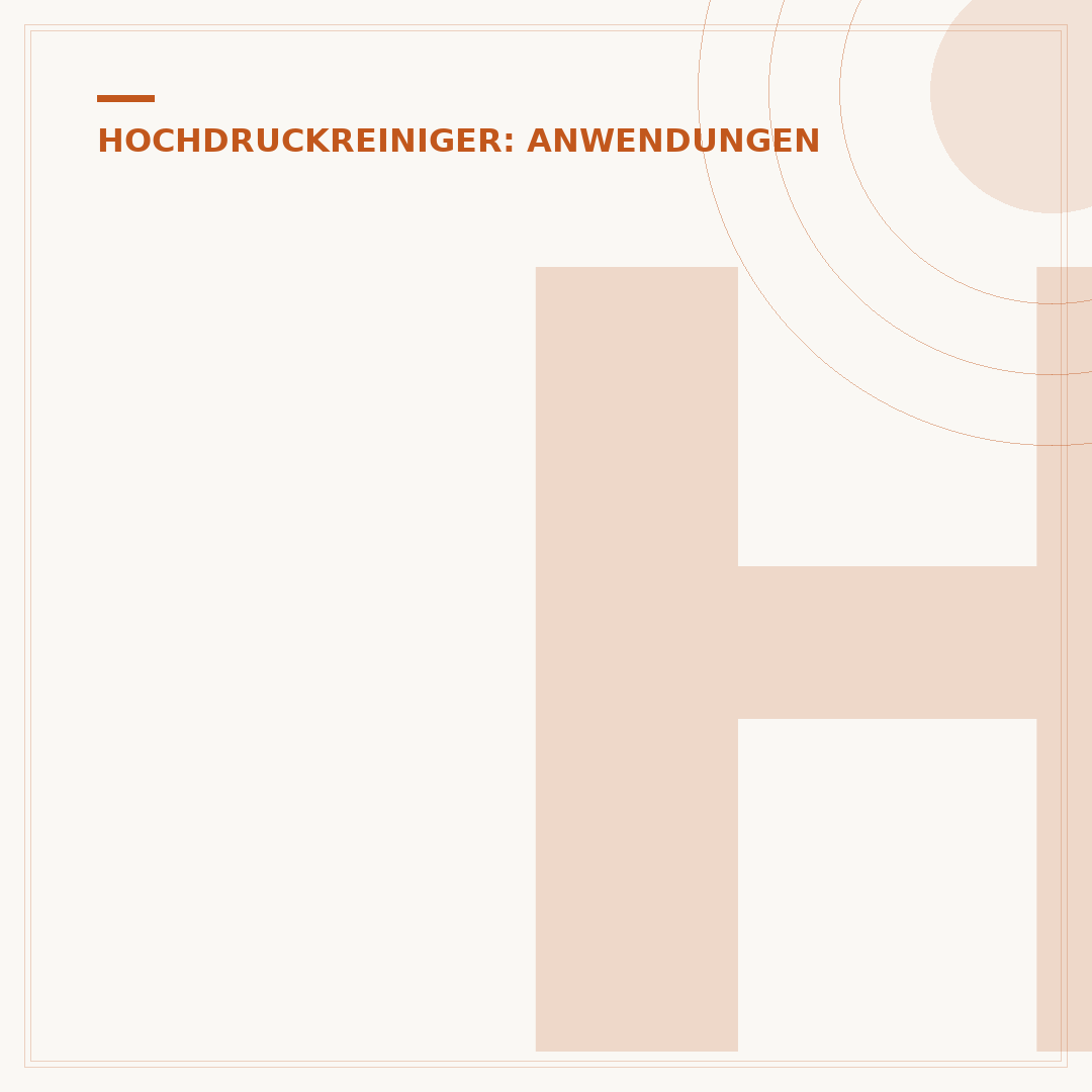 Hochdruckreiniger: Druck für die Terrasse