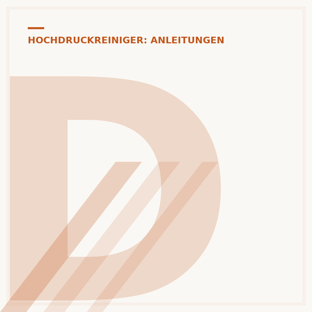 Druckschalter des Hochdruckreinigers prüfen