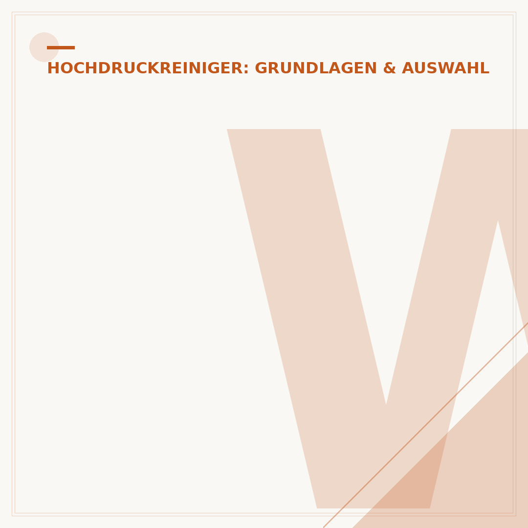Wartung des Druckschalters am Hochdruckreiniger