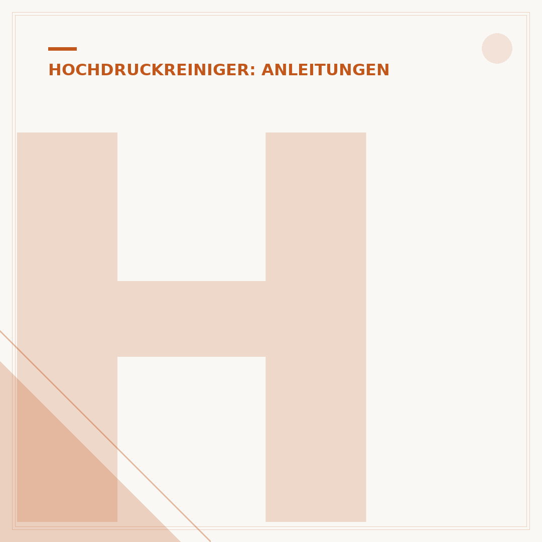 Hochdruckreiniger-Düse: Strahl einstellen