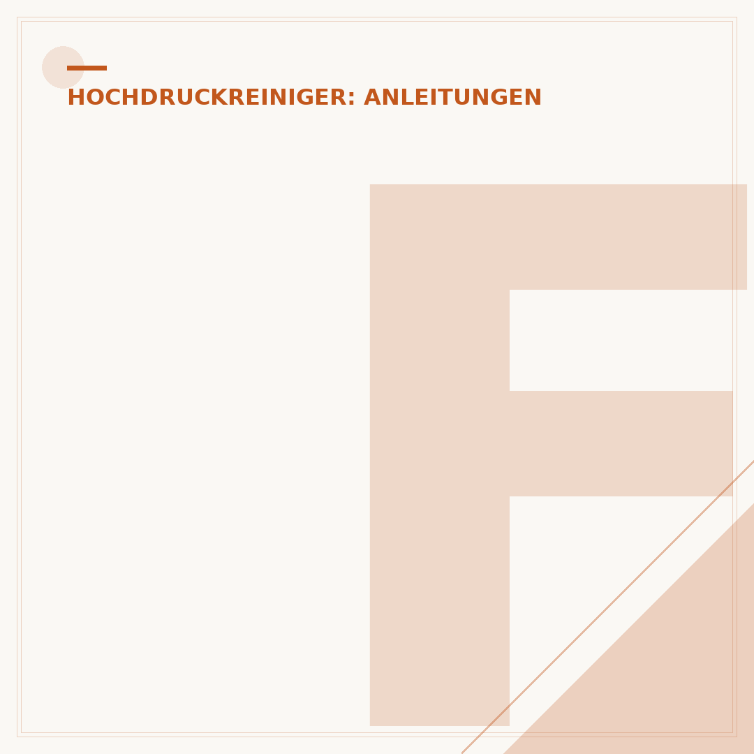 Frost-Dichtung der Hochdruckreiniger-Pumpe austauschen