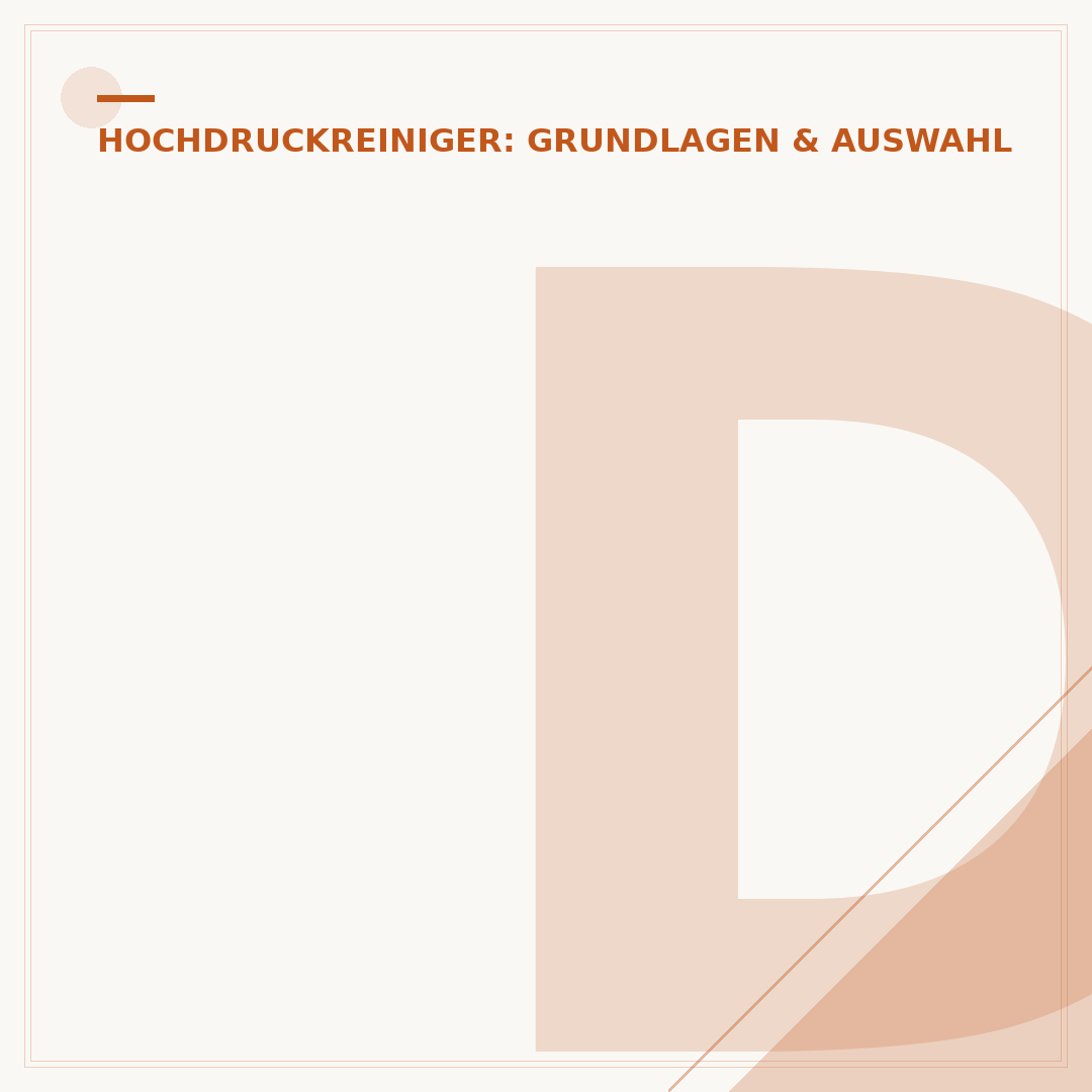Druckverlust an der Hochdruckreiniger-Schlauchkupplung