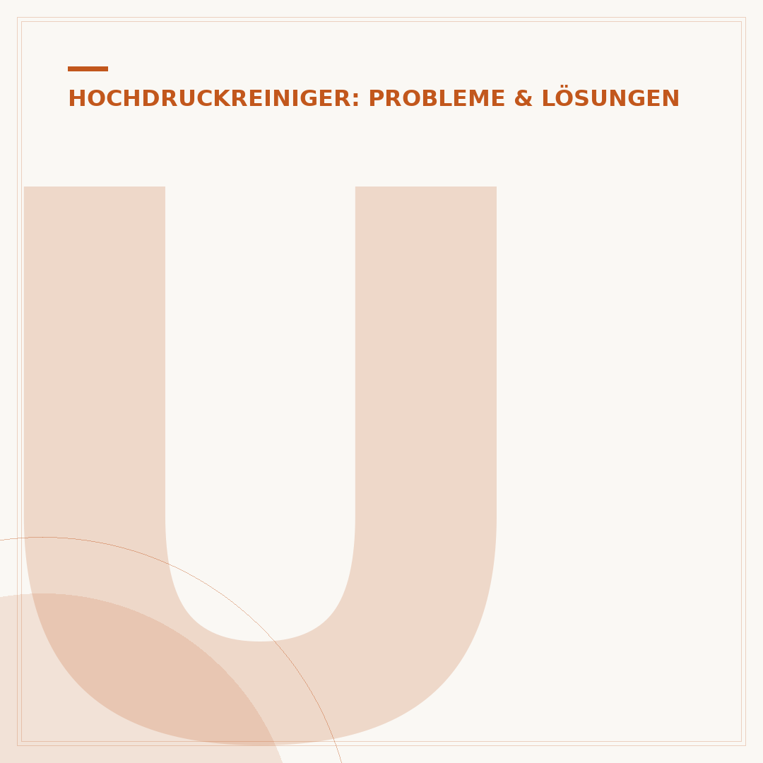Undichter Wasseranschluss am Hochdruckreiniger