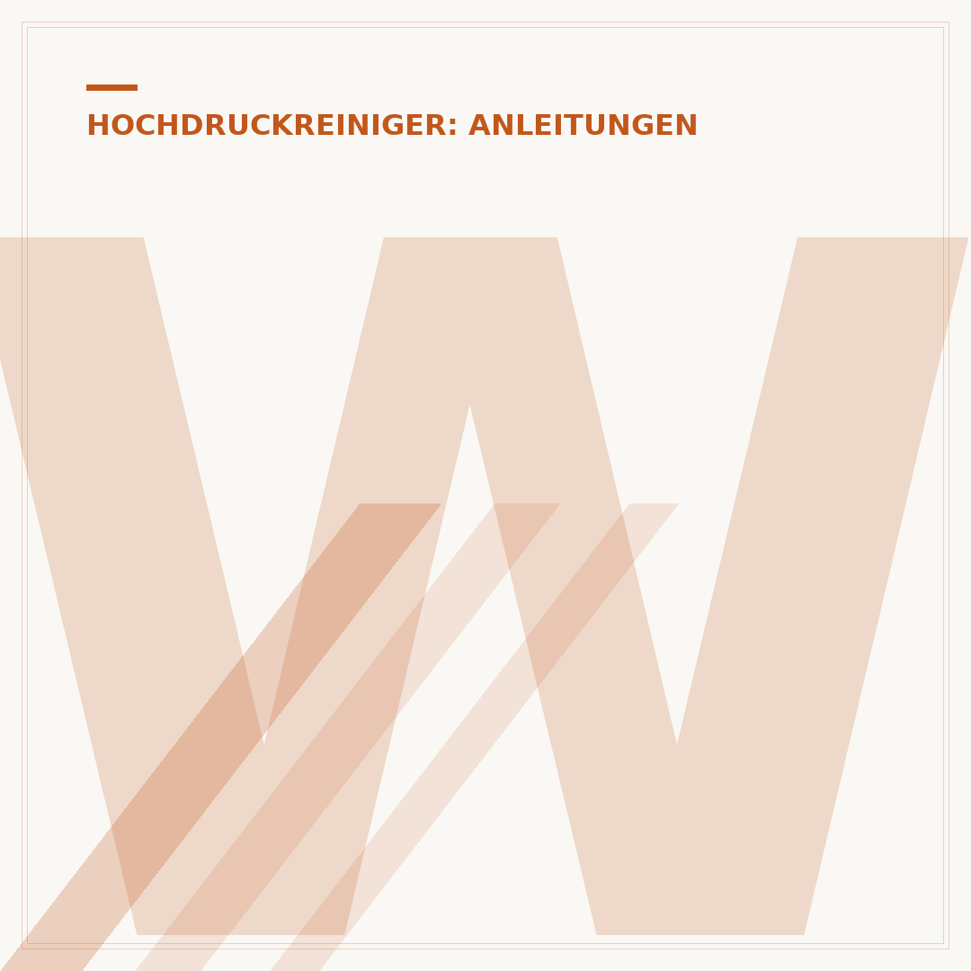 Wasserfilter am Hochdruckreiniger richtig montieren