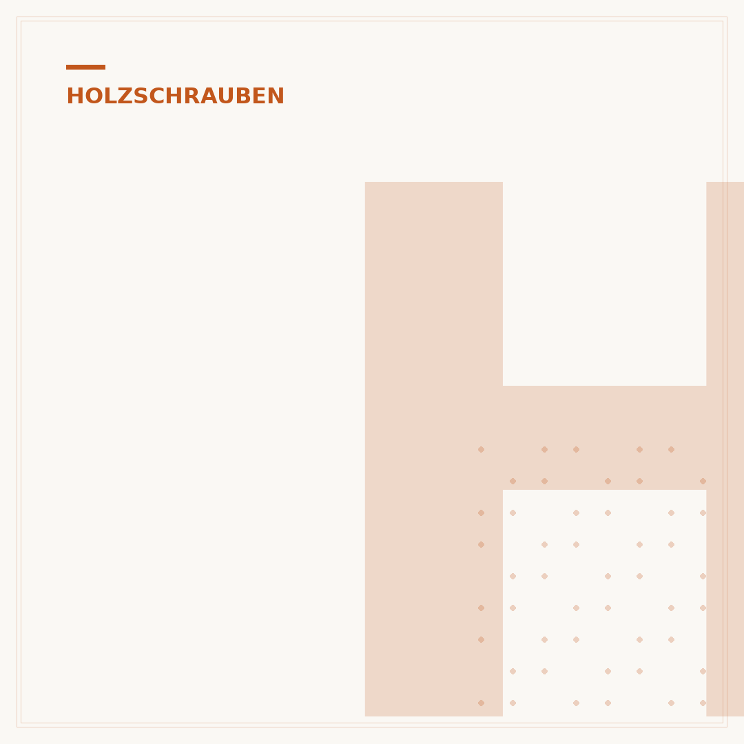 Holzschrauben-Sortiment
