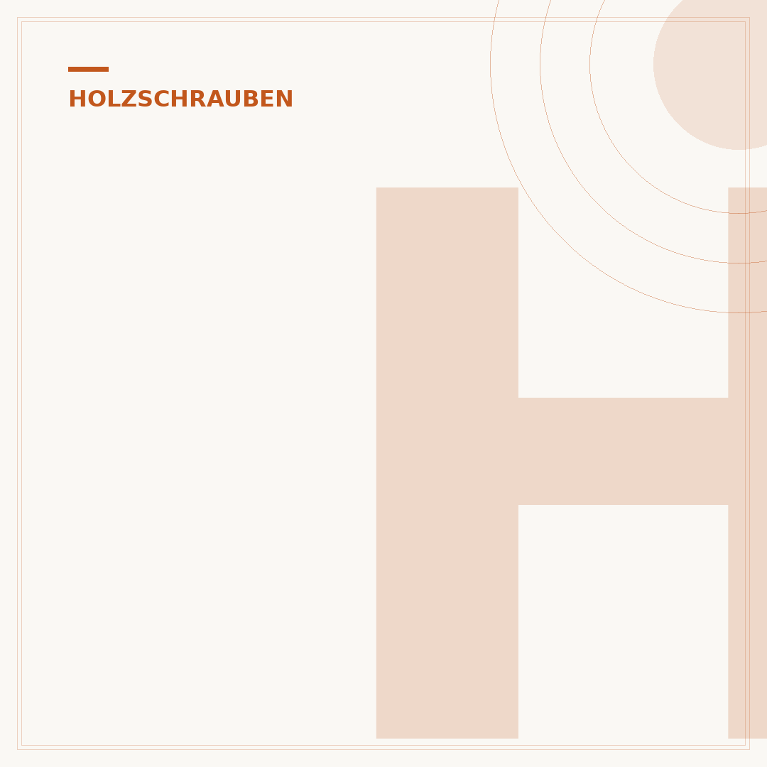 Holzschrauben weiß: Funktion, Material und Einsatzgebiete